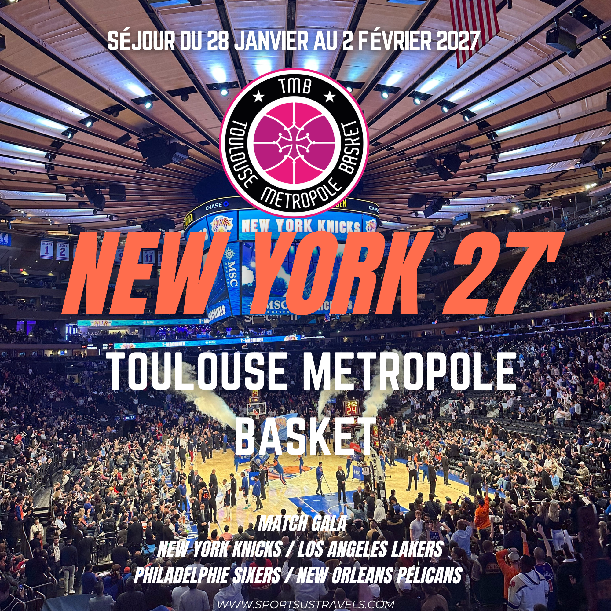 TOULOUSE MÉTROPOLE BASKET- New York 2027