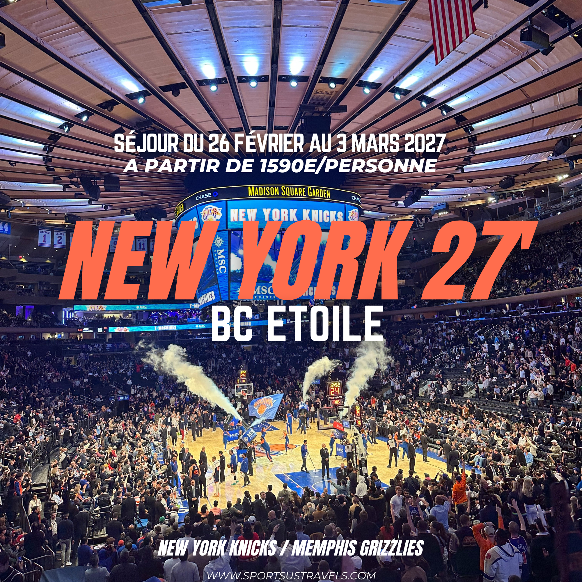 NEW YORK / FEVRIER 2027 / ETOILE
