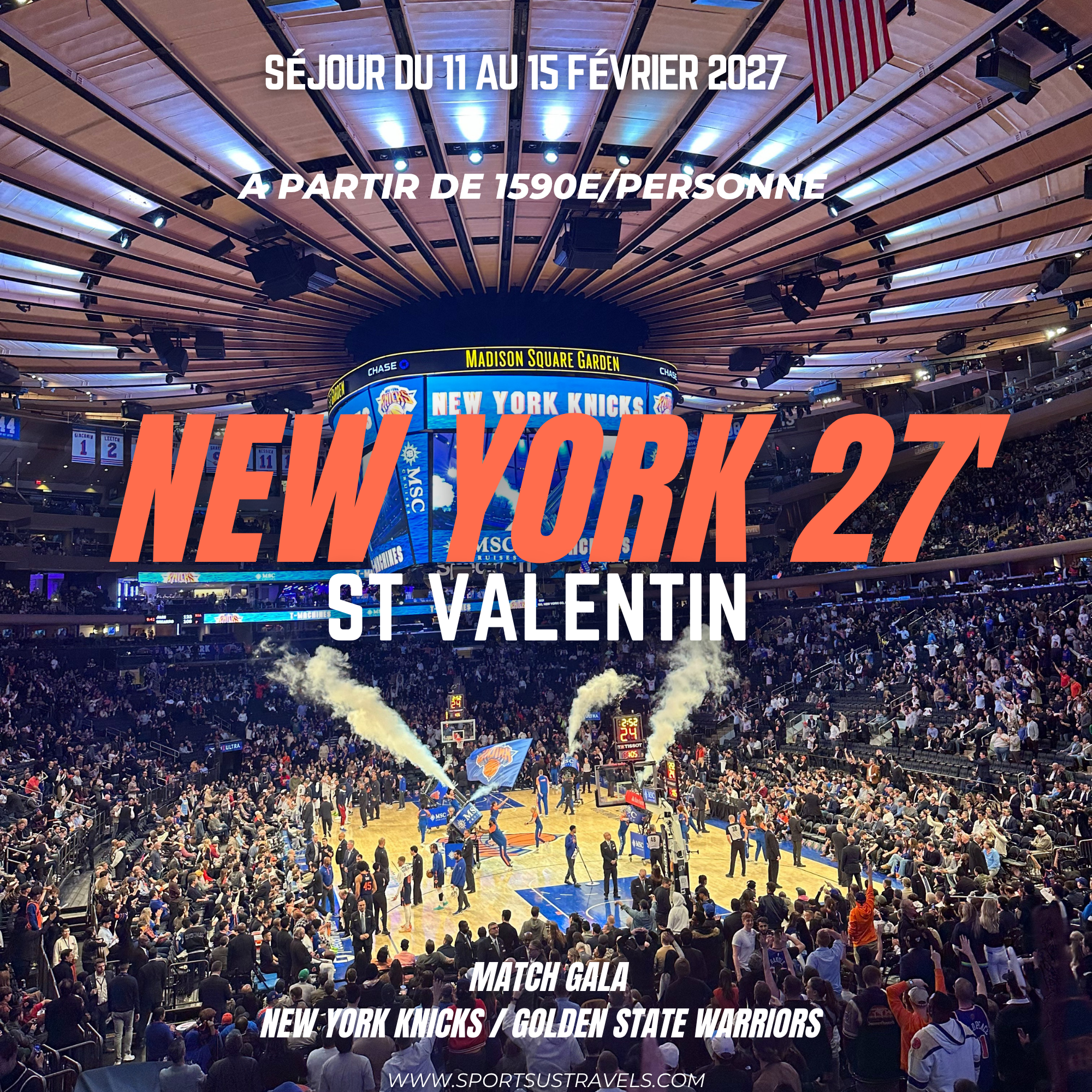 NEW YORK / ST VALENTIN / FEVRIER 2027